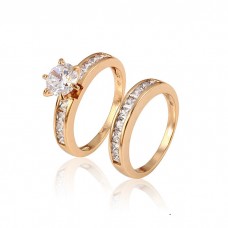 Apzeltīts dubultais gredzens